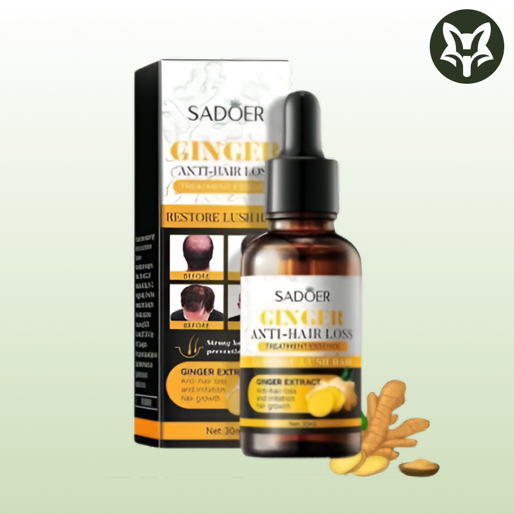 Sérum de Jengibre Anticaída y Estimulador del Crecimiento Capilar – 30 ml